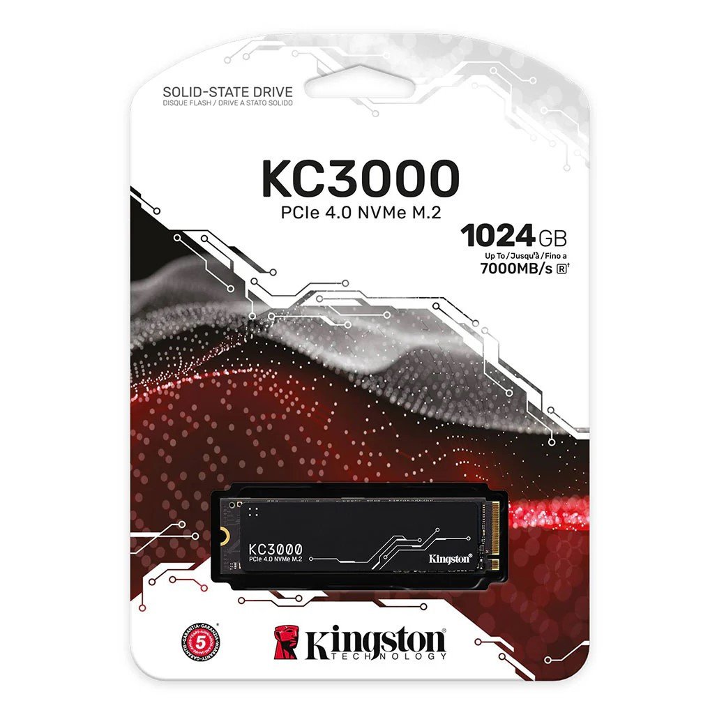 Kingston KC3000 PCIe 4.0 NVMe 1TB SSD