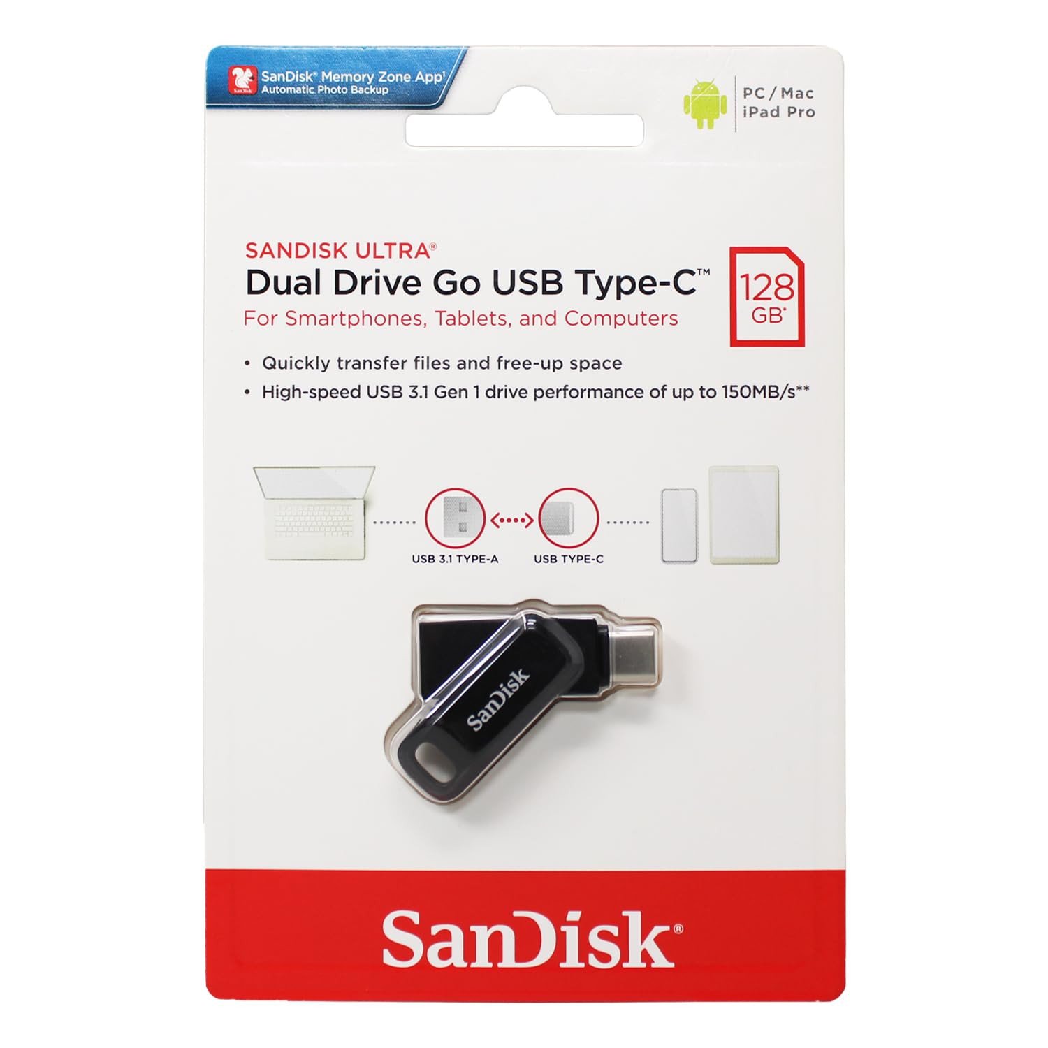 SanDisk Flash Memory 128GB